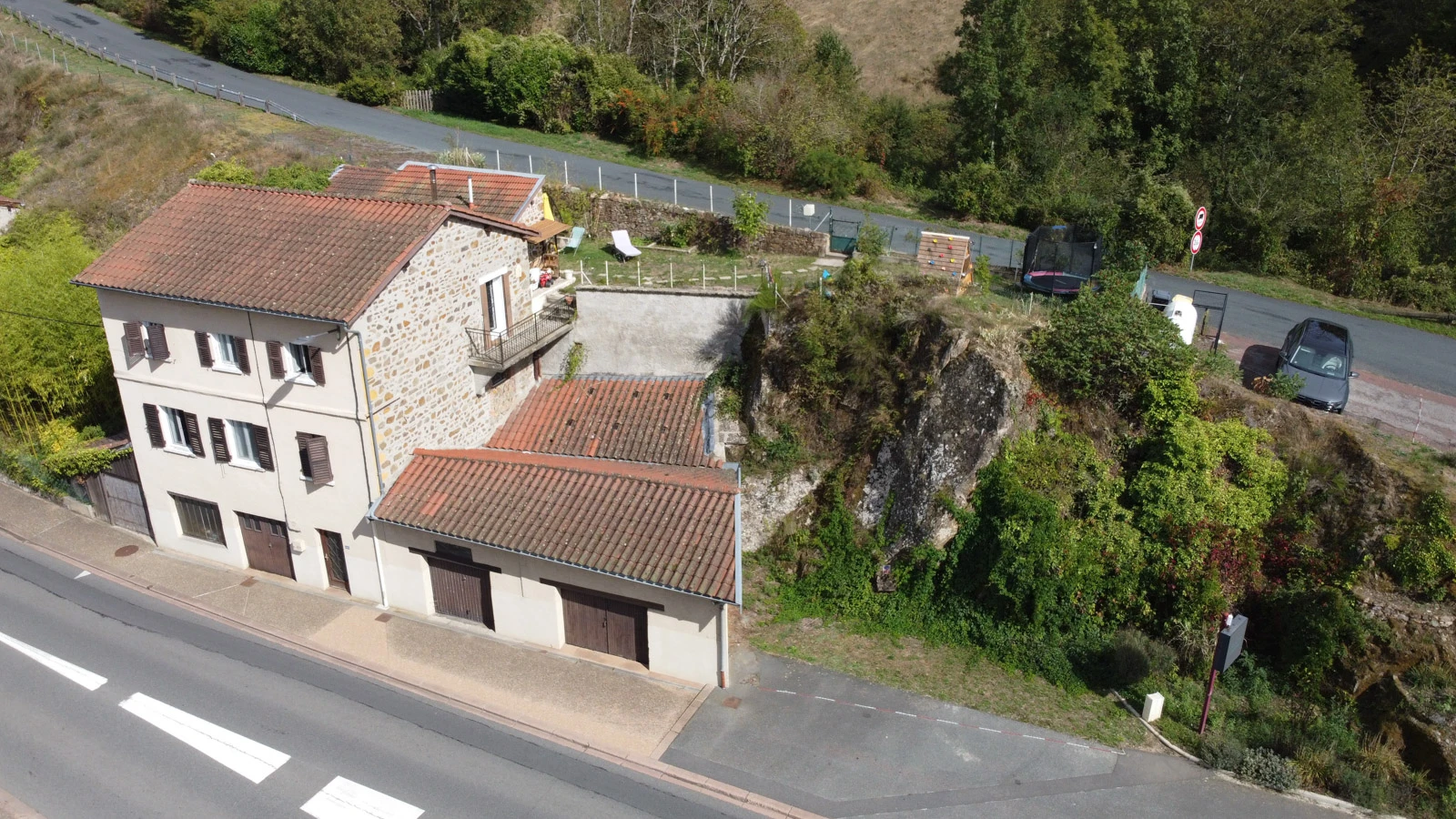 Façade vue aérienne